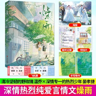 明信片 聊天记录卡 适合塞进毕业礼物袋 燥雨 纯爱小说 新生代人气作者sissycici极致青春代表作 赠海报 情书卡 正版 飞机票