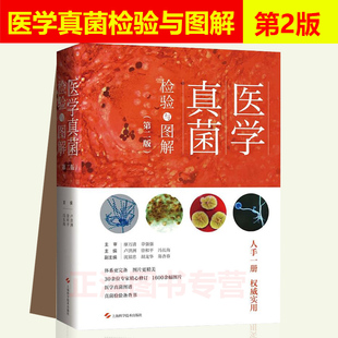 医学真菌检验与图解 第二2版 卢洪洲 徐和平 冯长海 医学真菌图谱检验备查书检验技术书籍真菌感染感染呼吸皮肤上海科学技术出版社