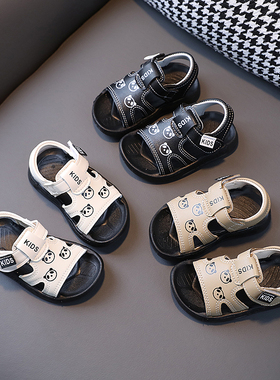 卡通儿童凉鞋1-6岁3男童沙滩鞋防滑软底中小童婴儿学步鞋夏季新款