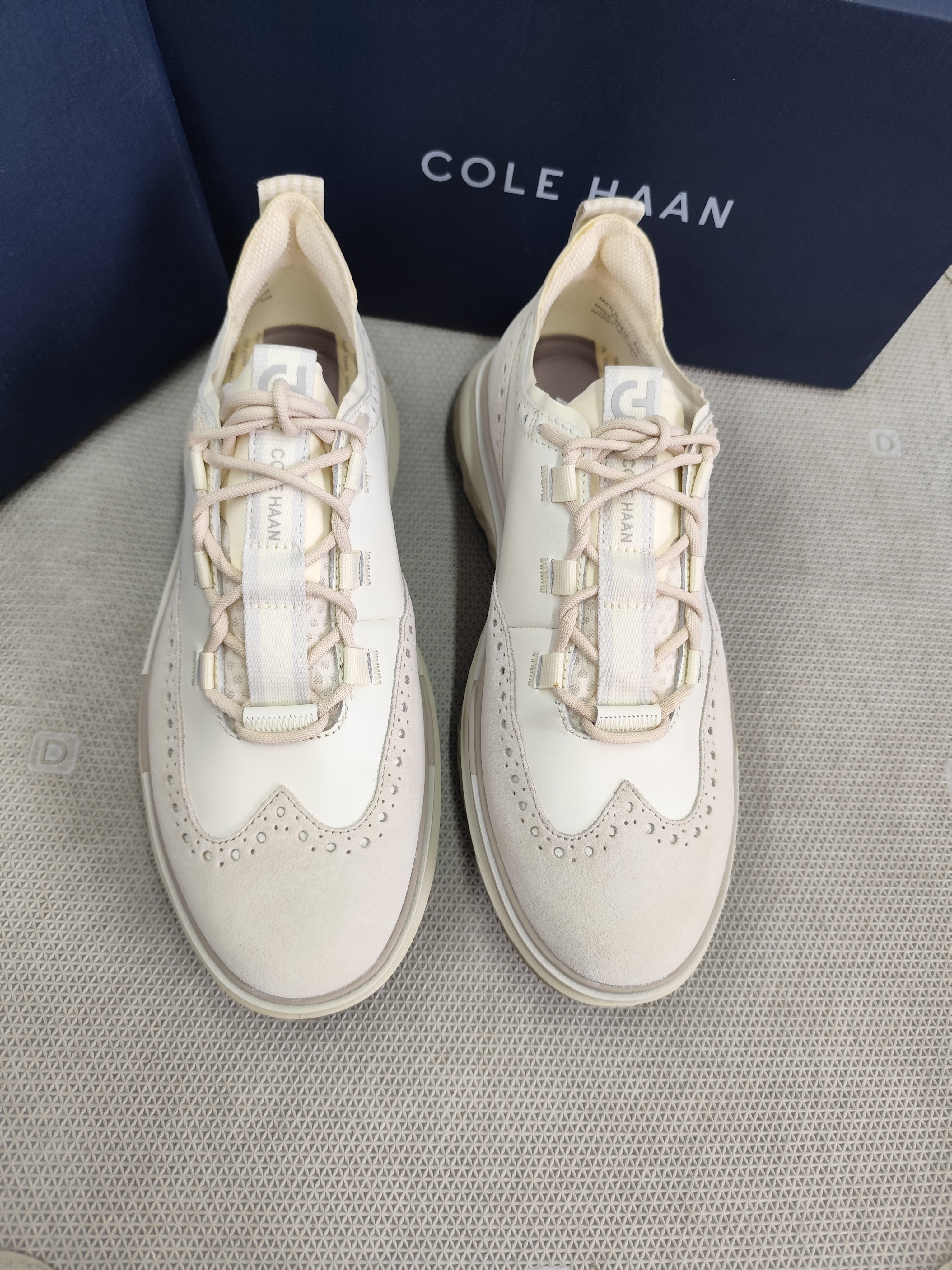 Cole Haan男鞋时尚休闲鞋钻石底厚底增高运动鞋百搭小白鞋36815