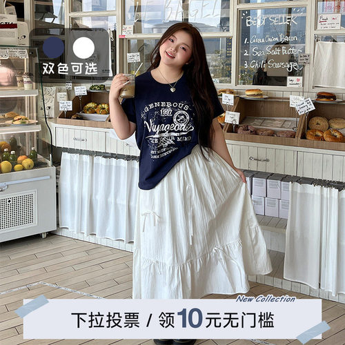 YUZI鱼子正肩印花T恤美式复古