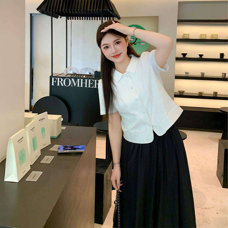 YUZI鱼子新中式衬衫短袖文艺气质
