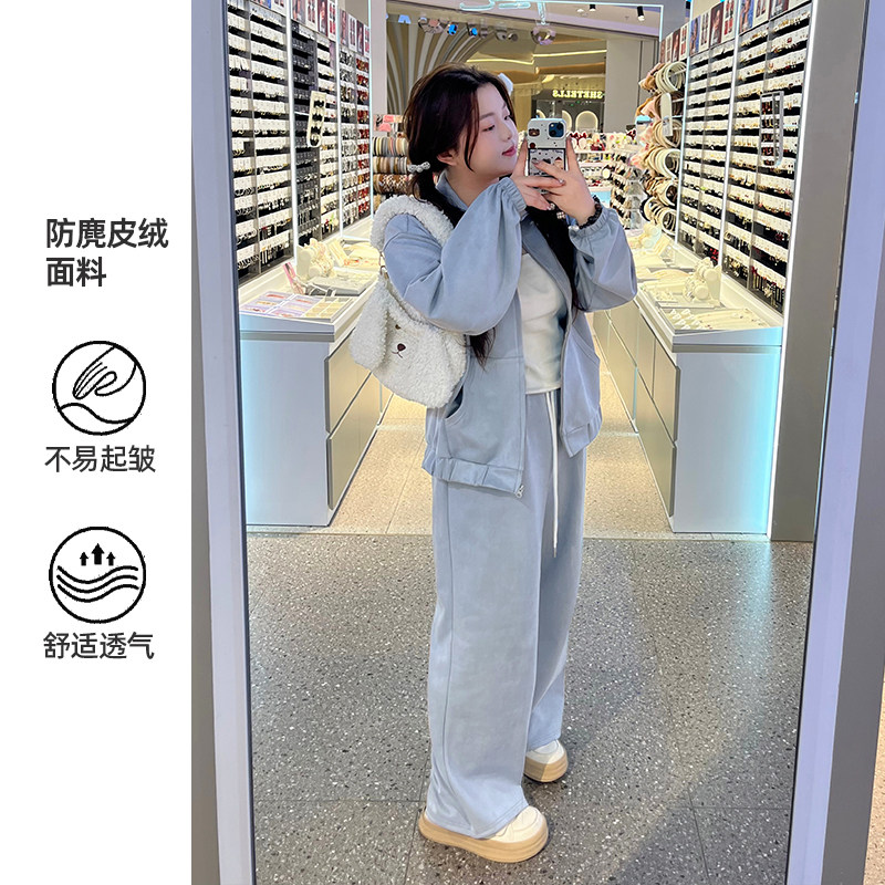 【海盐芝士】YUZI鱼子元气减龄休闲套装大码女装微胖mm显瘦遮肉,女装/女士精品,大码套装,淘宝优惠券,粉丝福利购,淘宝优惠卷