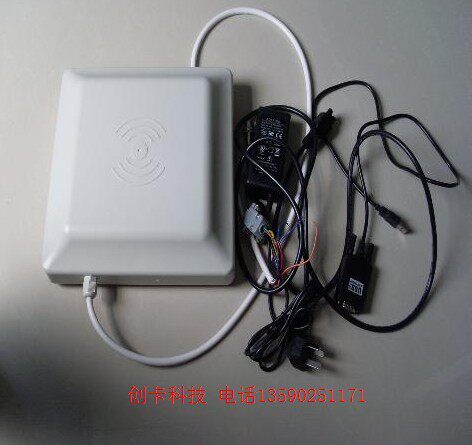 915M门禁读卡器无源远距离一体式读头刷卡机电子标签读卡器RS485