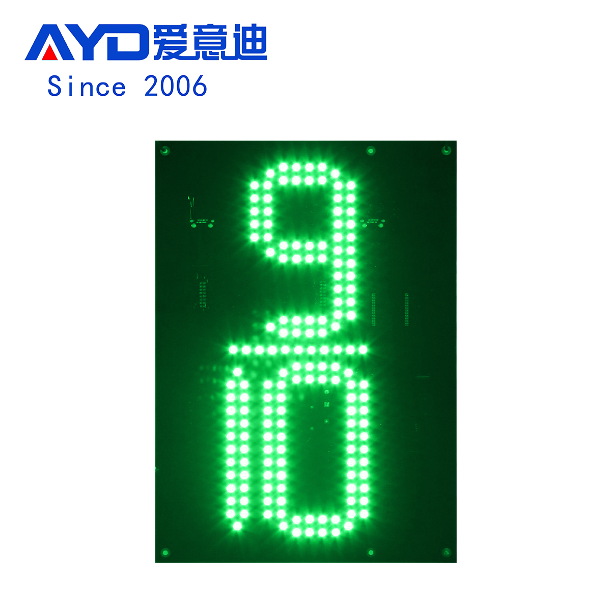 绿色12寸9/10油价牌RF遥控控制油价牌LED油价屏油价牌LED数字板