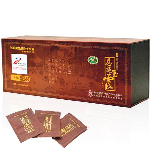 特级恩施玉露1965条盒润邦绿茶叶