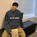 美式ins风宽松圆领打底衫长袖T恤内搭上衣潮牌衣服HY497TP20，男装T恤，电商A102B