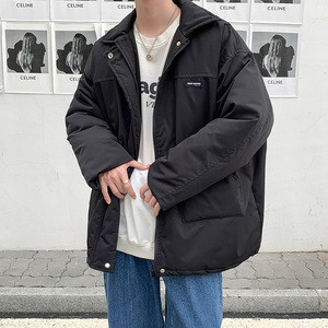 男棉服冬装冬季棉袄子面包服外套纯色基础棉衣版型宽松HY19TP90图片