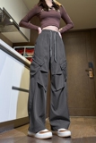 美式直筒工装裤vibe高街潮流休闲宽松潮牌裤子K507TP50控78，男装休闲裤，电商A102B