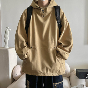 港风秋男女美式街头潮流飞行连帽夹克ins棒球服外套HY103图片