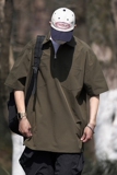 美式Polo衫短袖男潮牌衬衫T恤复古工装oversize半袖HY298TP45控68，男装Polo衫，电商A102B