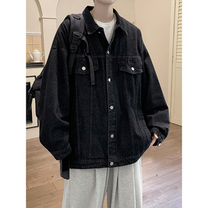 新款夹克衫美式高街牛仔外套男女慵懒风情侣百搭上衣HY28P70控98图片 新款夹克衫美式高街牛仔外套男女慵懒风情侣百搭上衣HY28P70控98图片