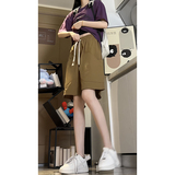 cleanfit纯色宽松透气休闲短裤男简约夏季工装五分裤K373TP35控49，男装休闲裤，电商A102B