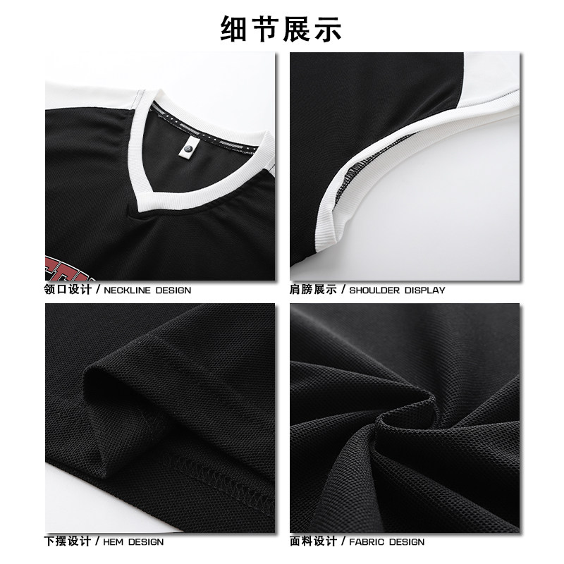 宽松休闲无袖外穿运动服美式voersize高街17号篮球服套装T12TP55,男装休闲套装,电商A102B