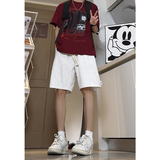 新款柔软针织短裤男夏季高街宽松阔腿运动五分休闲裤K546TP30控49，男装休闲裤，电商A102B