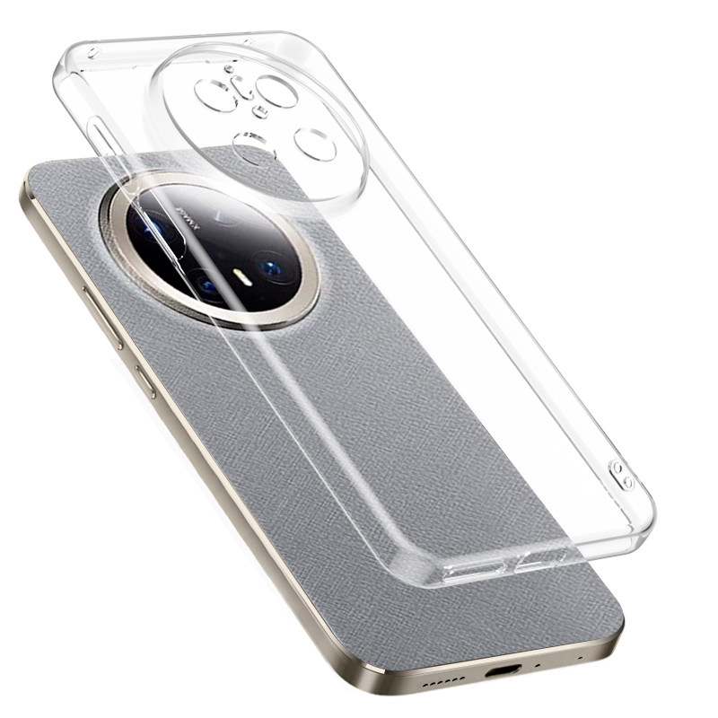 适用华为mate70手机壳mate70pro保护壳mate70pro+新款透明硅胶后软壳魅特neta70防摔简约女男款全包大孔后壳