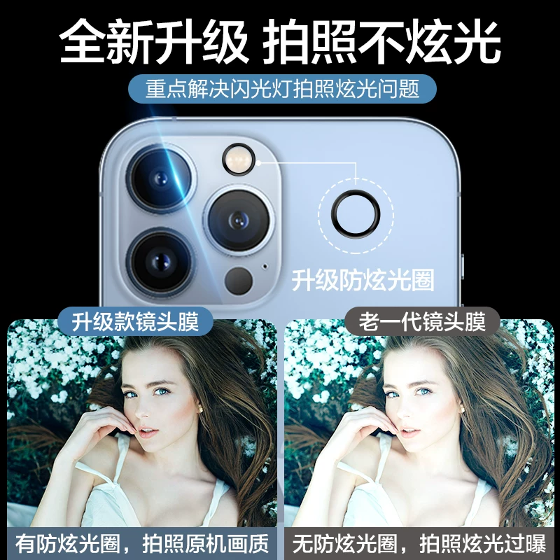 Apple, совместимый iPhone 13, линза, iPhone12 Pro, защитное стекло CCTV камера, 13примакс, iphone