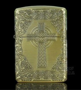 ZIPPO原装正品打火机 古铜古罗马帝国十字徽章 专柜正版 限量版ZP