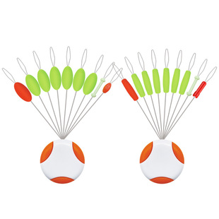 40组七星漂套装荧光圆柱形橄榄形高灵敏度醒目野钓浮漂渔具小配件