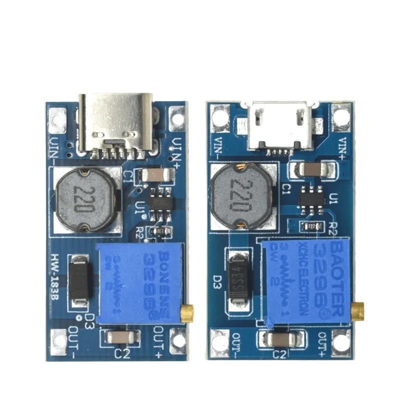 2a升压板DC-DC升压模块宽压输入