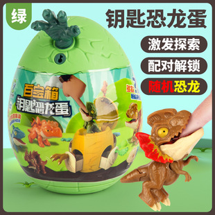 6歲仿真動物咬手指恐 兒童百寶箱恐龍蛋益智玩具開鑰匙驚喜盲盒3