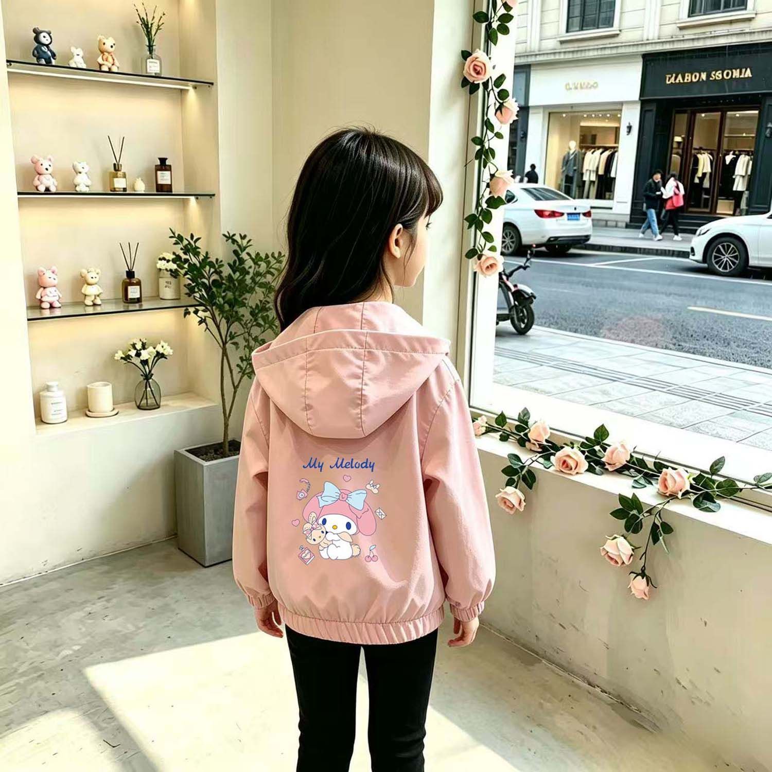 开学春季新款女童外套夹克衫春秋季2026新款宝宝上衣秋装洋气
