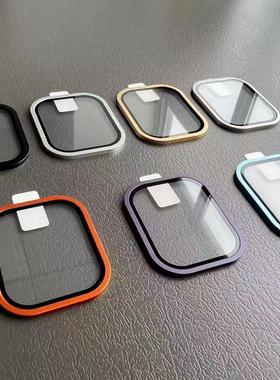 适用苹果AppleUltra1/2手表49mm保护膜AppleUltra2钛合金手表膜