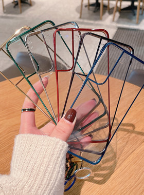 适用三星s23ULTRA透明电镀s23plus无边框手机壳s22+半包PC硬壳s10P不发黄s20/S21轻薄s21U散热note20U保护套