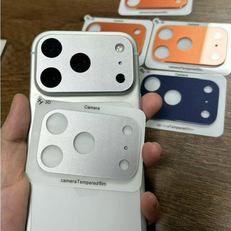 适用苹果17promax镜头膜原机色金属iPhone17pro高清玻璃相机贴膜摄像镜头air保护膜后摄像头全包覆盖保护贴膜,3C数码配件,手机贴膜,淘宝优惠券,粉丝福利购,淘宝优惠卷