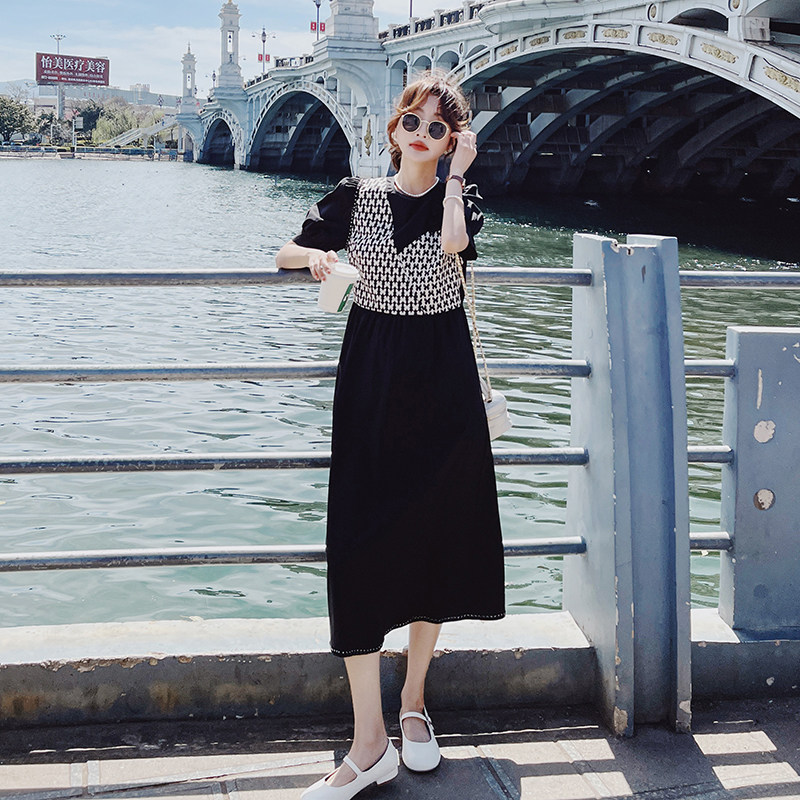 档口现货夏季新款连衣裙女7501p95控148，女装连衣裙，浙宝218