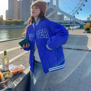 档口现货 小个子菱形格短款羽绒服外套女8832 P215控328图片
