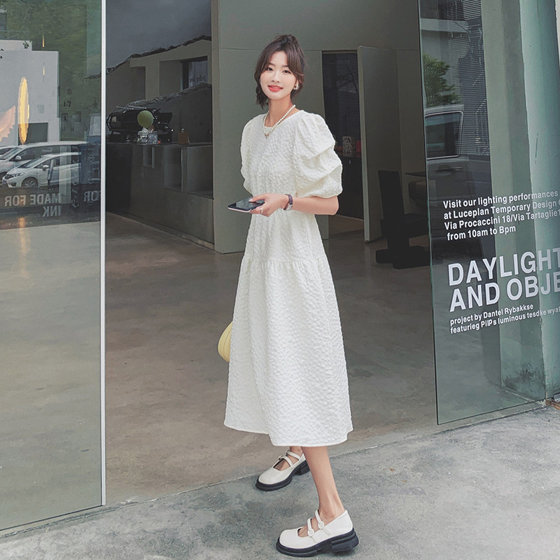 2022夏季新款提花连衣裙女7507P115控168，女装连衣裙，浙宝218