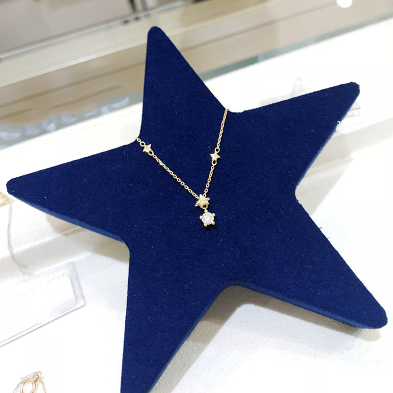 星形切割项链小王子纯银女