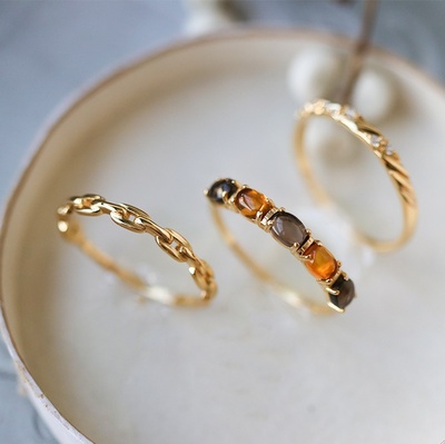 套戒戒指VendomeAoyama纯银