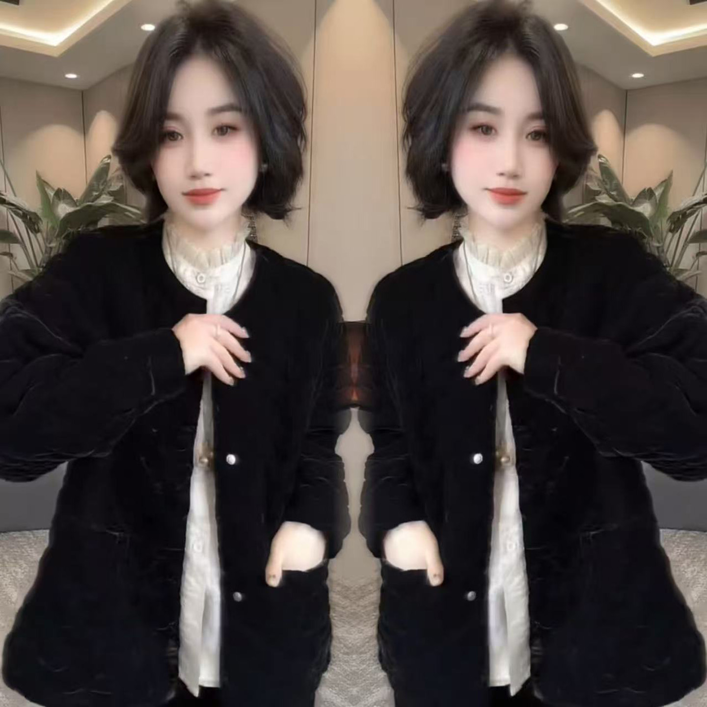 2025新款超好看大码棉衣外套
