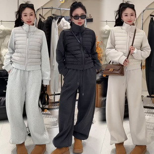 超火韩系穿搭冬装 深冬季 女2026新款 卫衣套装 一整套两件套 巨好看
