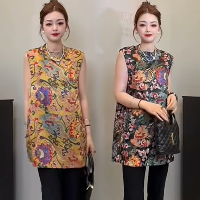 新中式国风马甲坎肩超火爆款