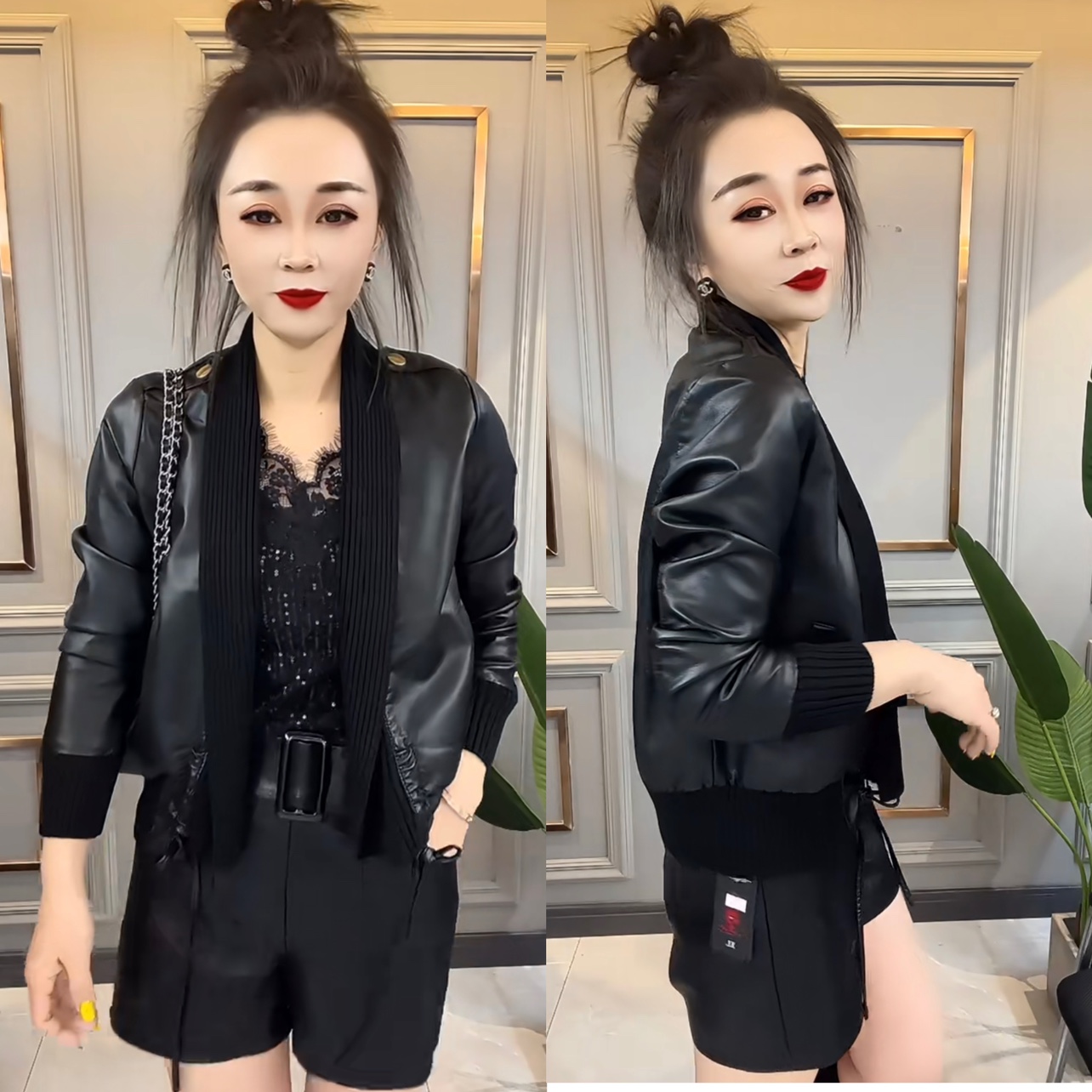 欧洲站秋冬皮衣女欧货爆款外套潮