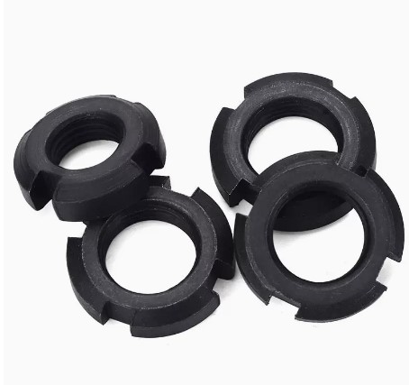 国标粗牙开槽圆螺母/锁紧并帽M42*2 M45*2 M48*2 M50*2 52*2 58*2