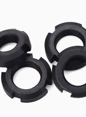 国标粗牙开槽圆螺母/锁紧并帽M42*2 M45*2 M48*2 M50*2 52*2 58*2