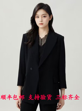 A家专柜正品2025秋季新款女装休闲西装外套女5400777-249111-001