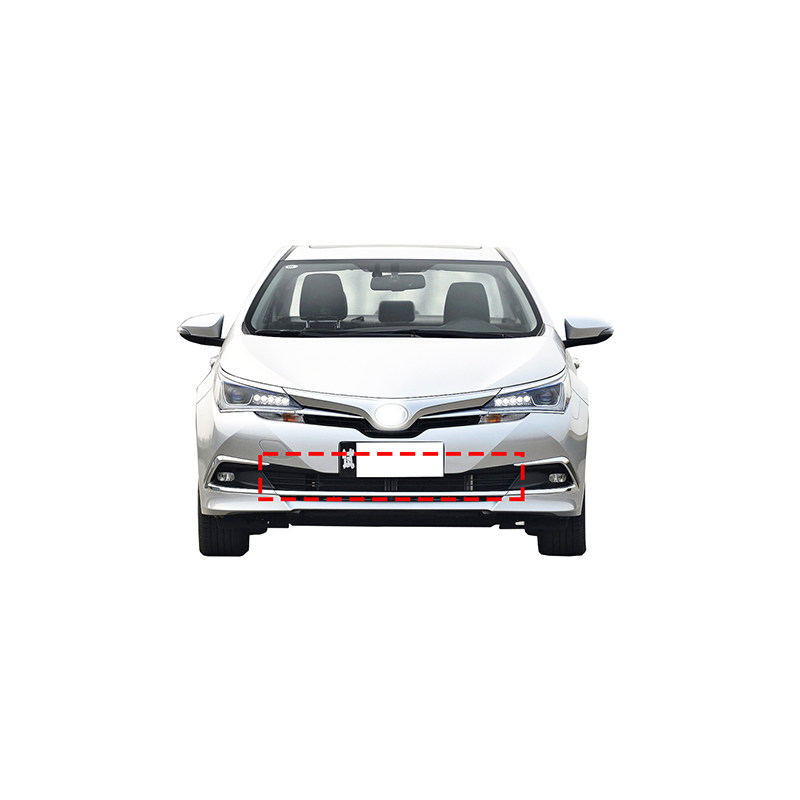 16 17 및 18 COROLLA 트윈 엔진 하이브리드 앞 범퍼 하단 그릴 앞 범퍼 하단 중간 메쉬 환기 네트에 적합