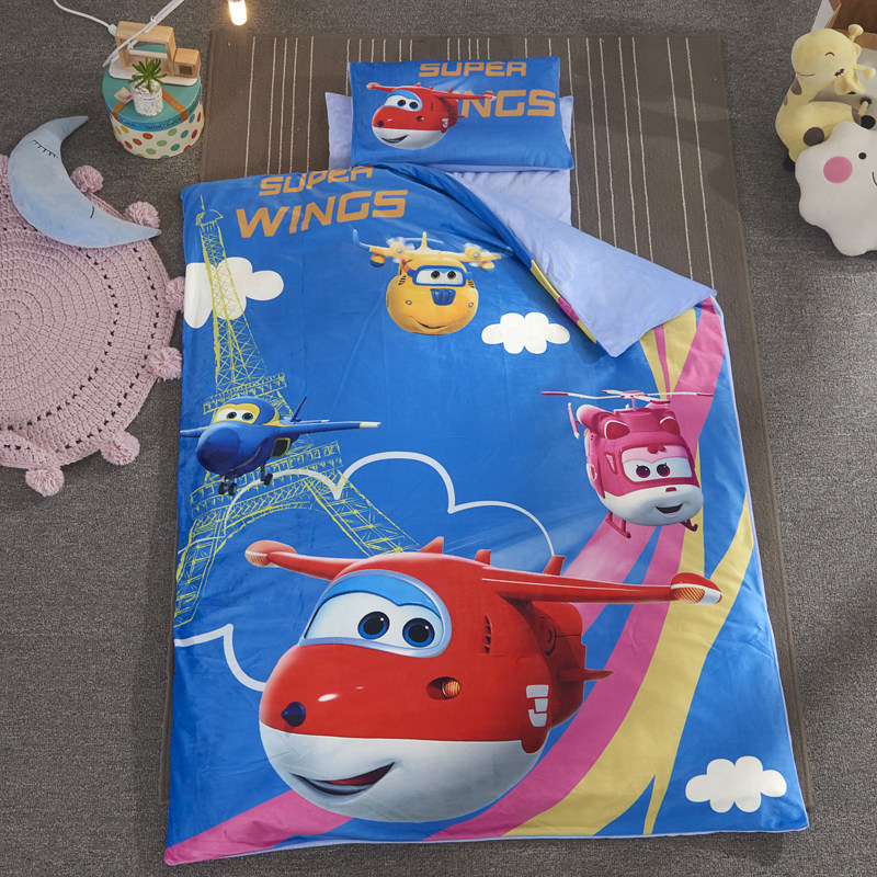 winter kindergarten children Coral Cartoon Quilt cover thickening keep warm singleton 1.2 rice x1.5m Bed Cover for Childrenin the Bedclothes , Quilt  category - from Buy2taobao.com to provide professional Taobao agent buy service