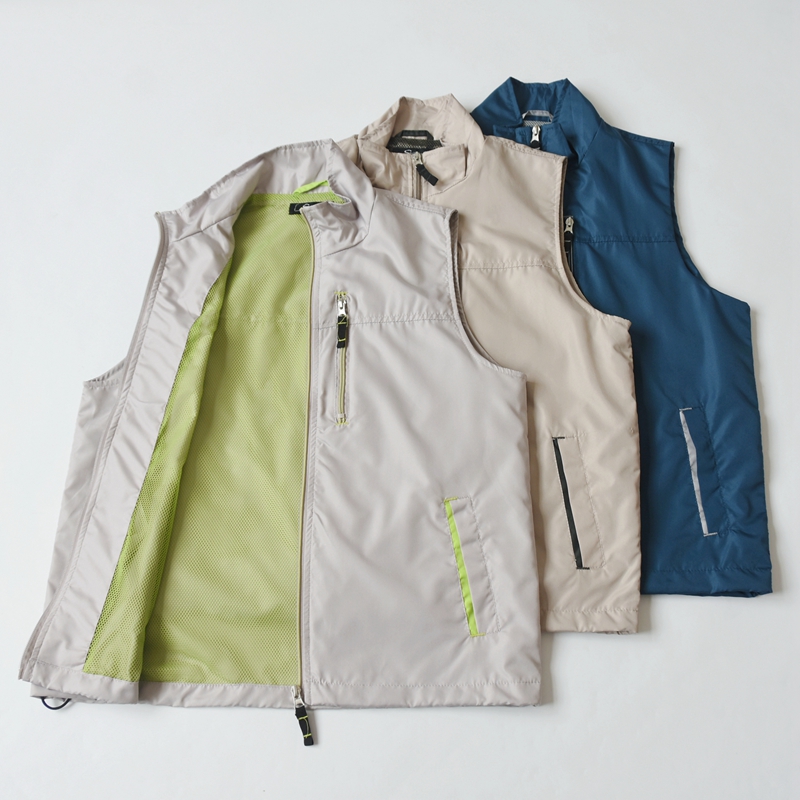 立领马甲速干透气休闲坎肩