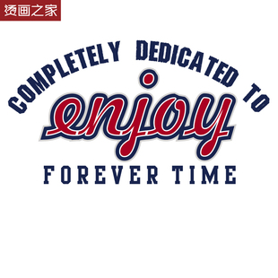 双色字母图案印花 DIY手工热转印烫画贴大图 欧美风男款胶印贴