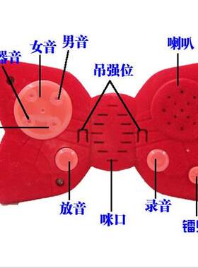 动漫周边 柯南变声器 激光 领结蝴蝶型变声器 眼镜变身器儿童玩具