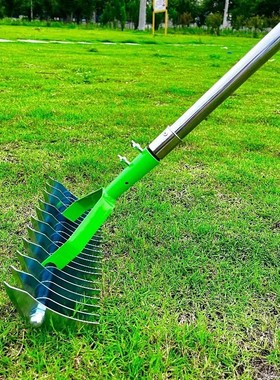 草坪耙 枯草茅草耙 园艺落叶耙土壤耙Garden Thatch Rake工厂
