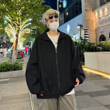 XZ413-HW506-P60-2025现货秋装新款休闲时尚百搭防水夹克冲锋衣，男装夹克，星座413（原星座105C）