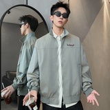 XZ413-HW155-P70-2025秋装新款渐变色绣花时尚青少年立领夹克外套，男装夹克，星座413（原星座105C）