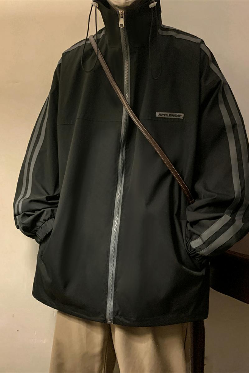 XZ413-HW96-P75-2023秋装新款冲锋衣时尚休闲潮流男女夹克外套,男装夹克,星座413（原星座105C）